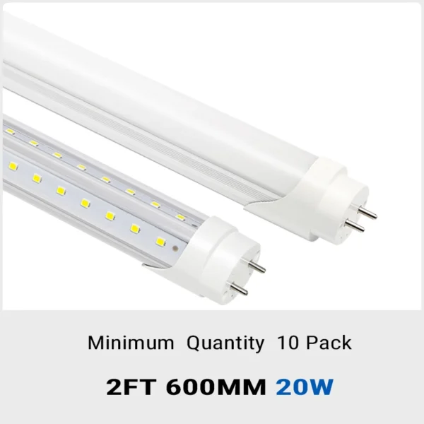 Aiwooping MOQ 10Pack,2FT 0.6M 20W,t8 v-shape led tube,G13 interface,perfect replacement fluorsecent tube more brightiness