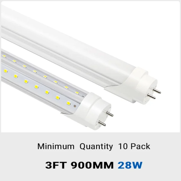 Aiwooping MOQ 10Pack,3FT 0.9M 28W,t8 v-shape led tube,G13 interface,perfect replacement fluorsecent tube more brightiness