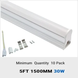 Aiwooping MOQ 10 Pack, 5FT 1.5M 30W AC85-265V,T5 Integrated LED Tube all aluminium lamp body for home office warehouse etc