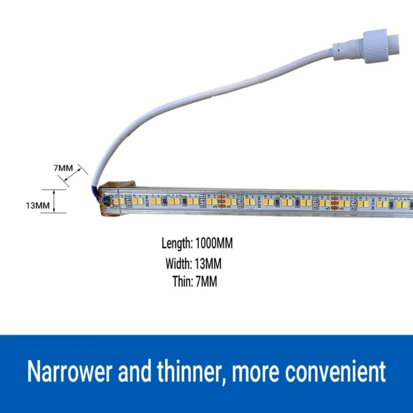 LED Hard Strip Light IP65 Waterproof DC24V Low Voltage 3CCT Adjustable (3500K/4000K/5000K) for Indoor/Outdoor Use High Brightness Durable Lighting - Image 4