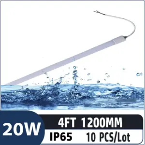 4FT 1.2M 20W 2500LM,IP65 Waterproof T8 LED PC Tube Light – Energy Efficient, Durable, and Long-Lasting Commercial Lighting Solution